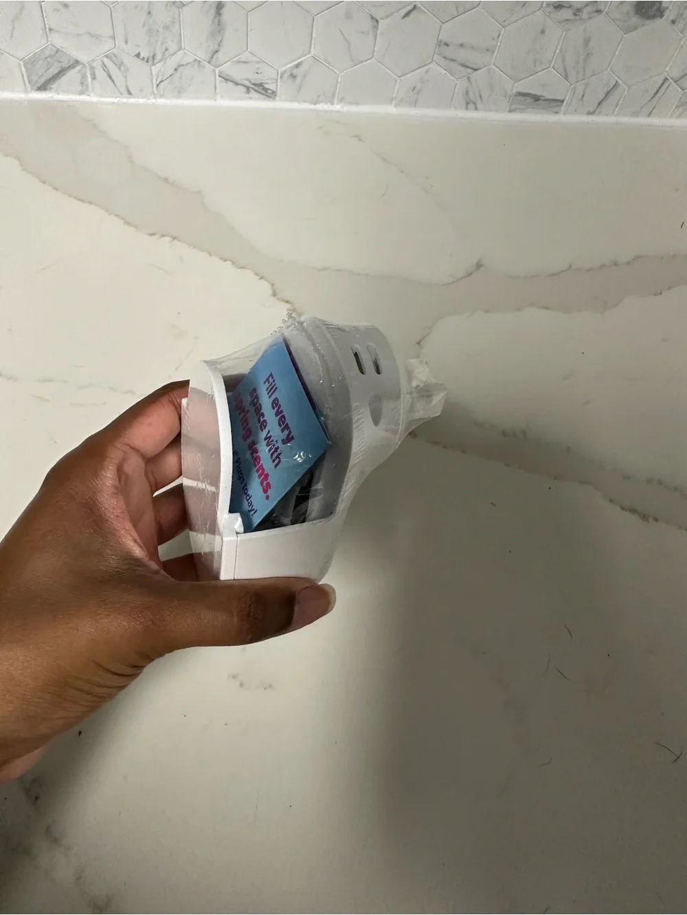 Febreze White Wall-Mount Air Freshener Holder